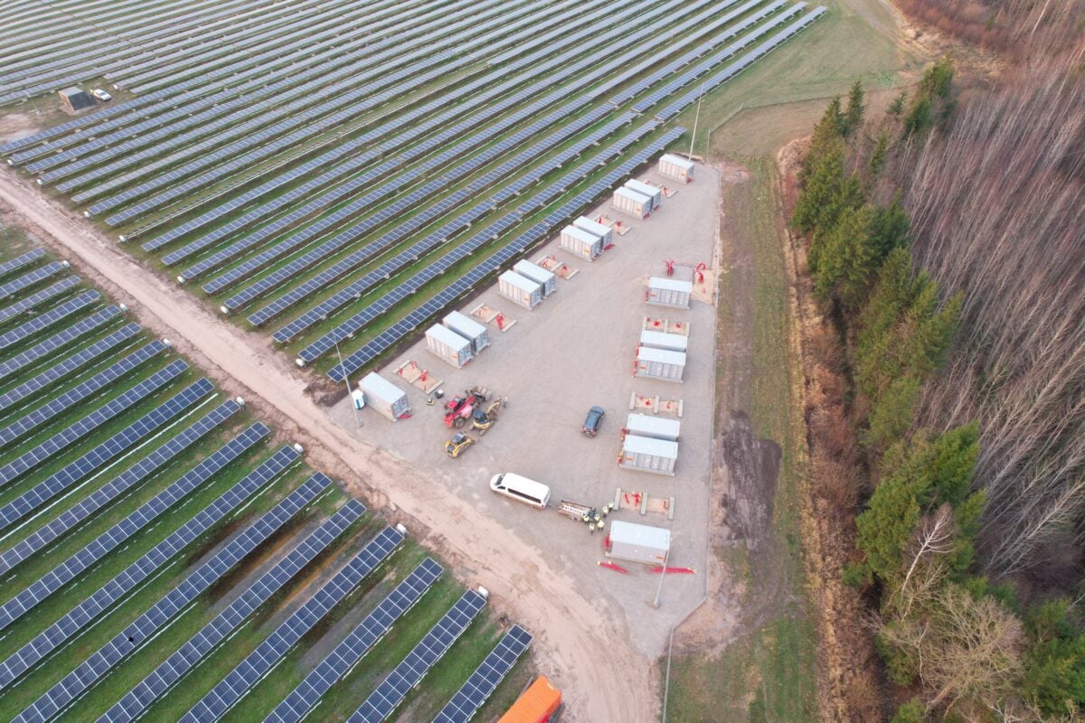 Anyksciai battery and solar park in Lithuania